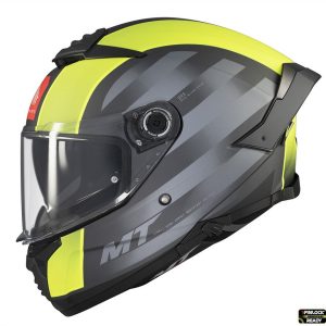 Casca integrala MT Thunder 4 SV Treads D3 galben fluor mat (ochelari soare integrati) XXL (63/64cm)