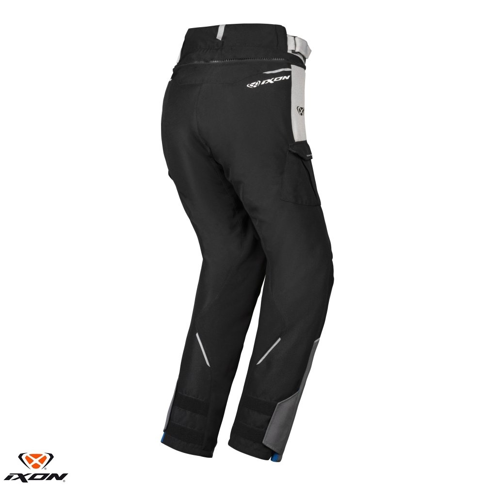 Pantaloni motociclete femei Touring/Adventure Ixon All season model Balder LS culoare: negru/gri/albastru - imagine 2