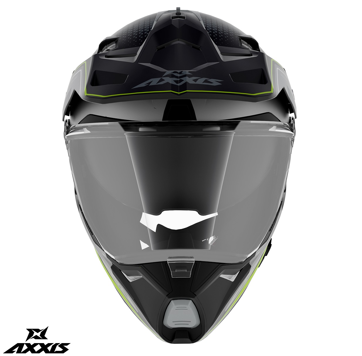 Casca adventure/touring/off road Axxis model Wolf DS Roadrunner B2 gri lucios – tip viziera: MT-V-20 L (59/60cm) - imagine 2