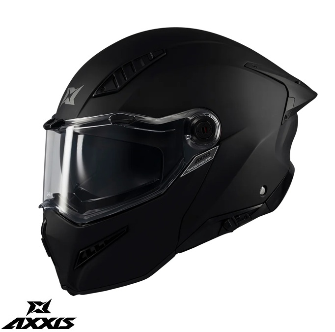 Casca modulabila (flip-up) Axxis GhostFighter SV A1 negru mat (ochelari soare integrati) Pinlock ready – tip viziera: MT-V-36 M (57/58cm) - imagine 2