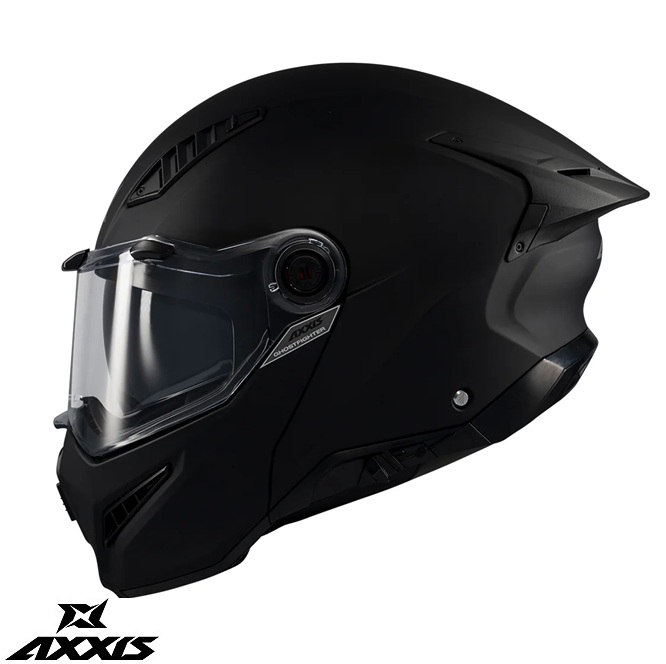 Casca modulabila (flip-up) Axxis GhostFighter SV A1 negru mat (ochelari soare integrati) Pinlock ready – tip viziera: MT-V-36 L (59/60cm) - imagine 3