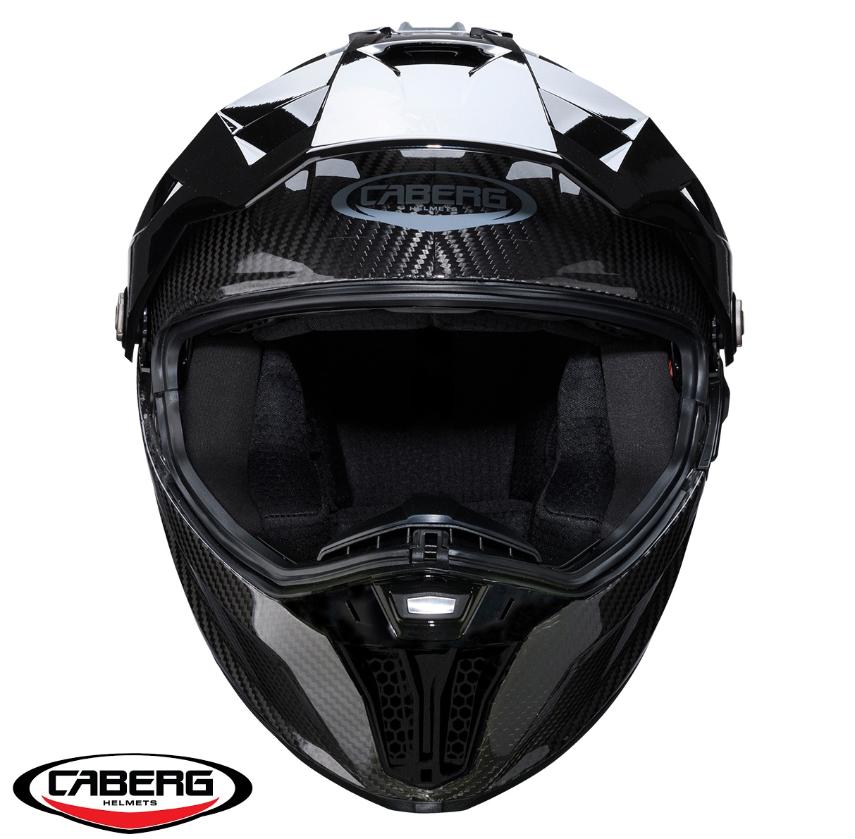 Casca adventure/off road Caberg model Tanami SV carbon Pinlock ready – lentila Pinlock inclusa (100% carbon) S (55/56cm) - imagine 8