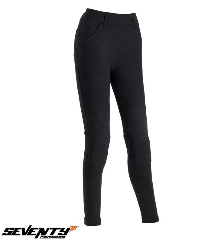 Pantaloni moto (leggins/colanti) femei Urban Seventy vara model SD-PL1 Iris culoare: negru