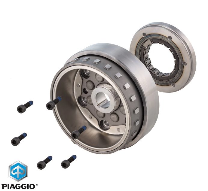 Volanta magnetou (rotor) + cuplaj electromotor (bendix) originale Piaggio Beverly - MP3 - Vespa GTS - GTS SEI GIORNI 4T LC 300cc
