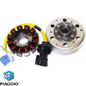 Magnetou (stator aprindere) complet original Aprilia Scarabeo - Gilera Runner VX-VXR - Piaggio Beverly - Fly - Liberty - Vespa LX - S 125-200cc
