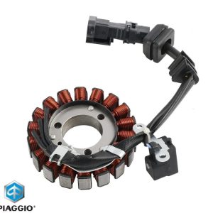 Magnetou (stator aprindere) original Aprilia Atlantic - Scarabeo – Malaguti Madison - Piaggio Beverly – X9 Evo 4T LC 250cc