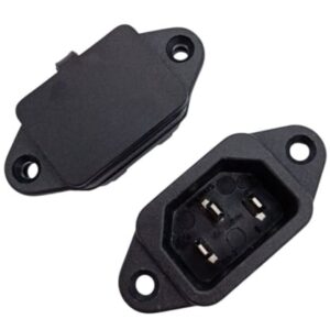Conector incarcare scutere electrice cu capac protectie