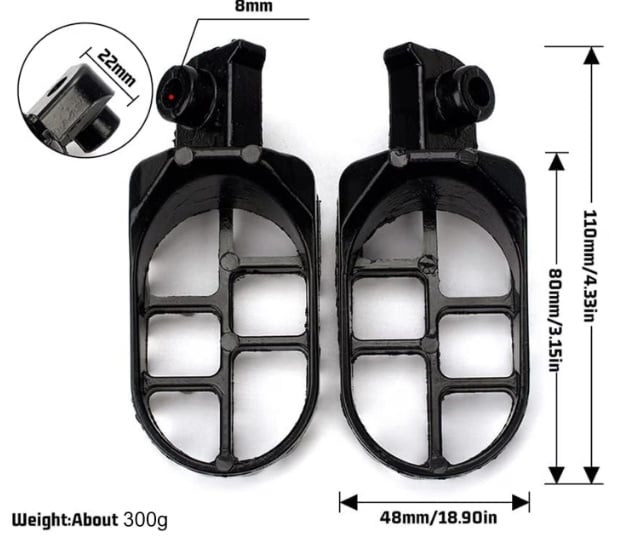 Set scarite moto negre