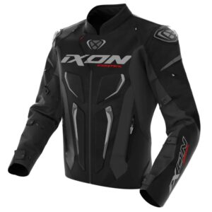 Geaca (jacheta) barbati pentru scuter - motocicleta textil Roadster Ixon All Season/iarna model Cortex WP MS culoare: negru/gri Negru/gri XL