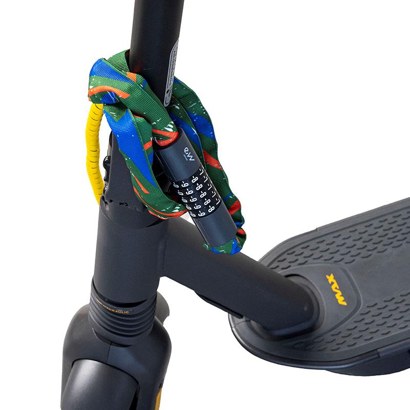 Lanț anti - furt, scuter / bicicletă / trotinetă electrică, 95 cm, EWLK022, diverse culori | Motorevolution