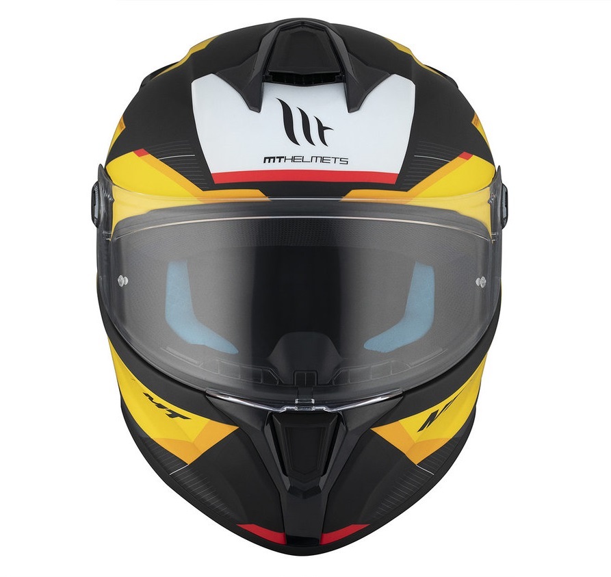 Casca integrala pentru scuter - motocicleta MT Targo S Kay B3 galben mat (ochelari soare integrati) – omologare noua ECE 22.06 – tip viziera: MT-V-18B XL (61/62cm)