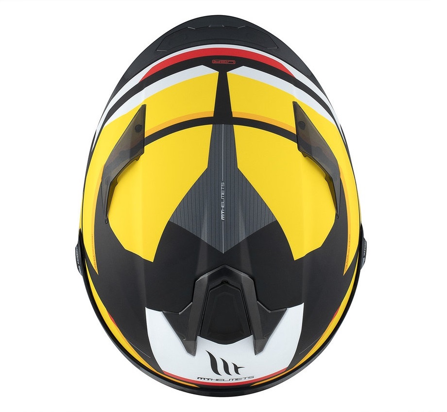 Casca integrala pentru scuter - motocicleta MT Targo S Kay B3 galben mat (ochelari soare integrati) – omologare noua ECE 22.06 – tip viziera: MT-V-18B XL (61/62cm)