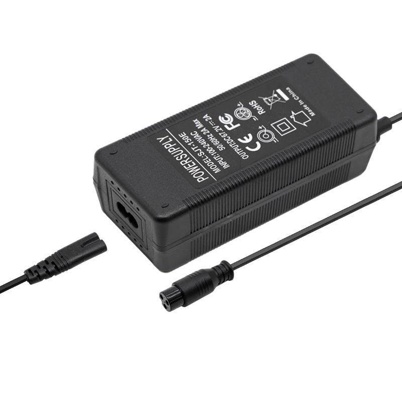 Încărcător 60V (67.2 V) 2A Conector trotineta electrica GX16