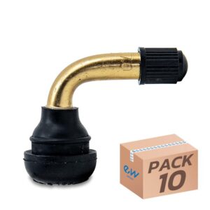 Valvă tubeless curbată 90° - PVR 70 pentru trotinete/biciclete electrice, set 10 bucăți | Motorevolution