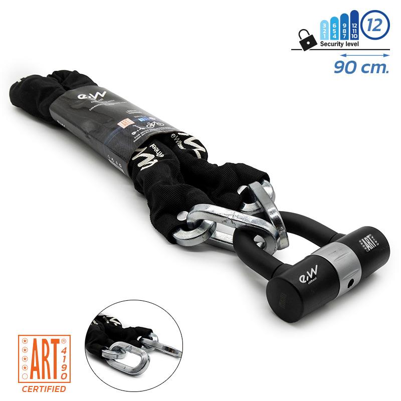 Lanț anti - furt, trotineta electrică, 90 cm, EWLK011, negru | Motorevolution
