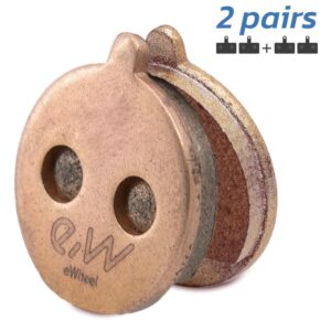 Plăcuțe de frână CT005-S sinterizate rotunde cu știft [Ewheel] - 2 buc