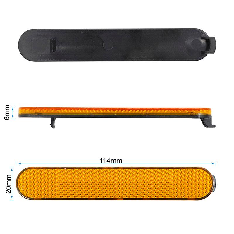 Plastic reflectorizant fata trotineta electrica Xiaomi Mi4 ultra