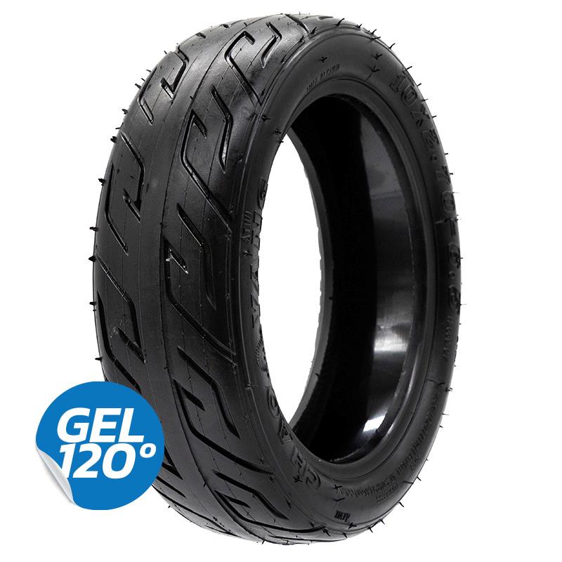 Anvelopă fără cameră (tube less) 10×2,7-6,5, pentru trotineta electrică, cu gel anti-puncție | Motorevolution