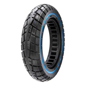 Anvelopă solidă ultra-ușoară off-road, 10x2.125-6.1/B34, negru cu linie albastră | Motorevolution
