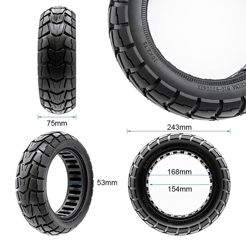 Cauciuc plin - trotineta electrică, 10x2.75-6.5, model B54 Off-Road | Motorevolution