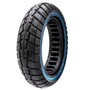 Anvelopă solidă ultra-ușoară off-road, 60/70-6.5/B44, negru cu linie albastră | Motorevolution