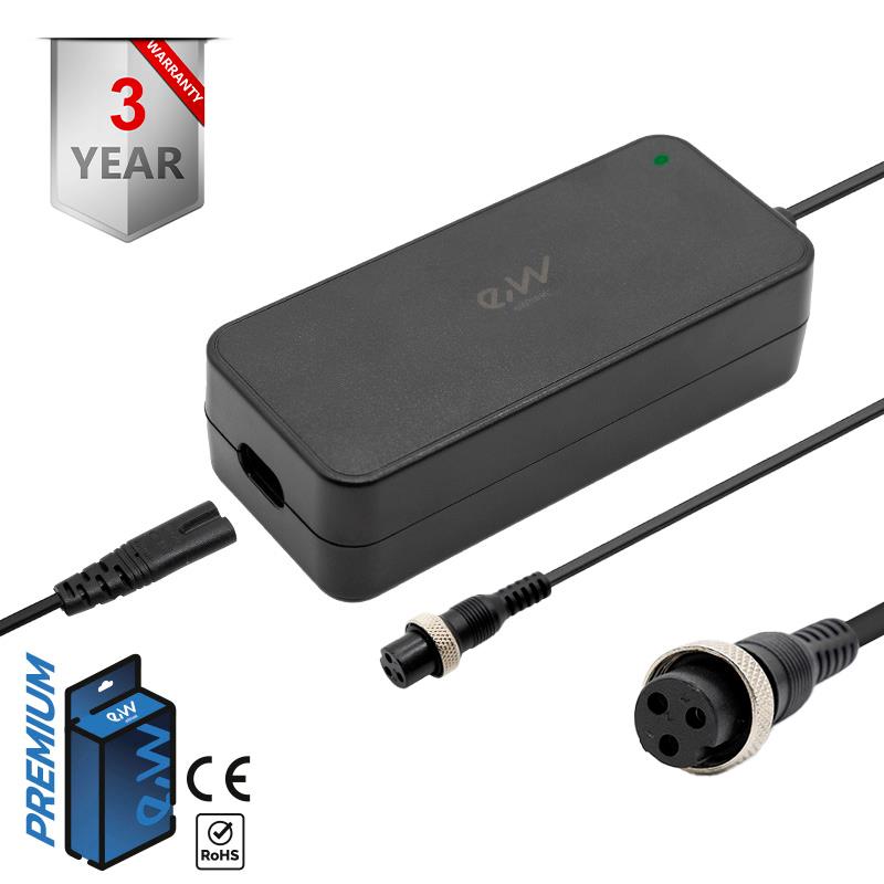 Încărcător premium pentru trotineta electrică, 36V (42 V), 2A, conector GX16 | Motorevolution