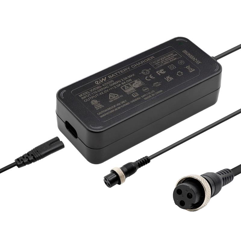 Încărcător premium pentru trotineta electrică, 36V (42 V), 2A, conector GX16 | Motorevolution