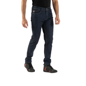 Blugi (jeans) barbati pentru scuter - motocicleta Ixon model Kevin culoare: albastru inchis (Cordura® Denim) US26