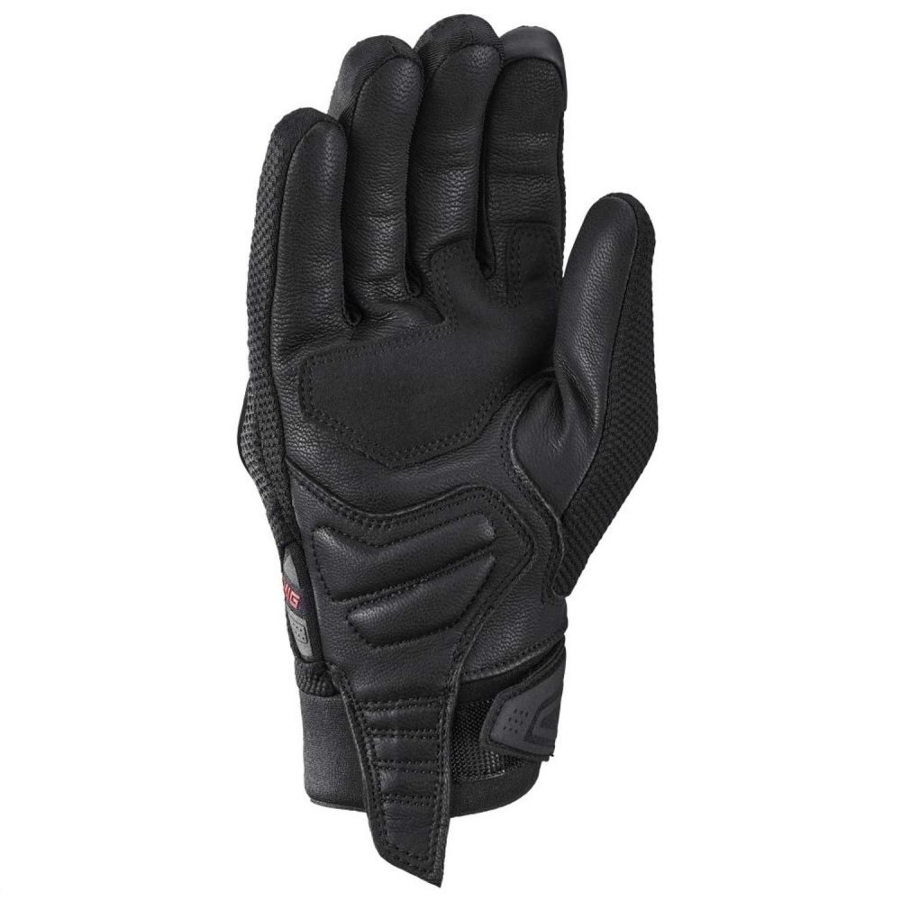 Manusi barbati pentru scuter - motocicleta Roadster vara textil/piele Ixon model MIG 2 Air Flow MS culoare: negru – degete tactile 3XL (13/14)