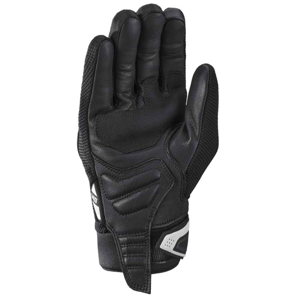 Manusi barbati pentru scuter - motocicleta Roadster vara textil/piele Ixon model MIG 2 Air Flow MS culoare: negru/alb – degete tactile 3XL (13/14)