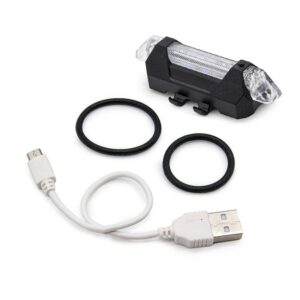 Lampa licurici de avertizare trotineta, bicicleta electrica, se pune lateral sa pe ghiron Xiaomi - Culoare alb