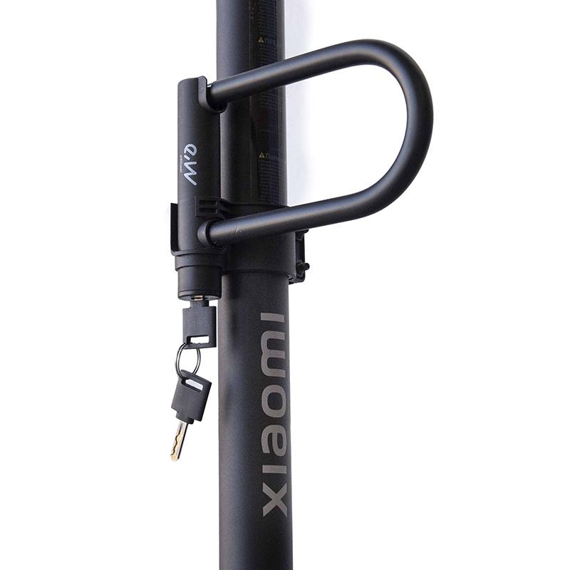 Lacăt anti furt, trotinete / scutere / biciclete electrice, 15 cm, model 4, negru | Motorevolution