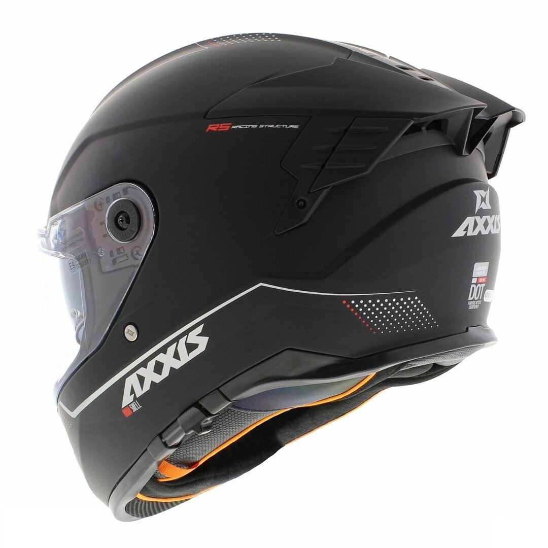 Casca integrala pentru scuter - motocicleta Axxis Hawk SV A1 negru mat (ochelari soare integrati) – tip viziera: MT-V-31 XS (53/54cm)