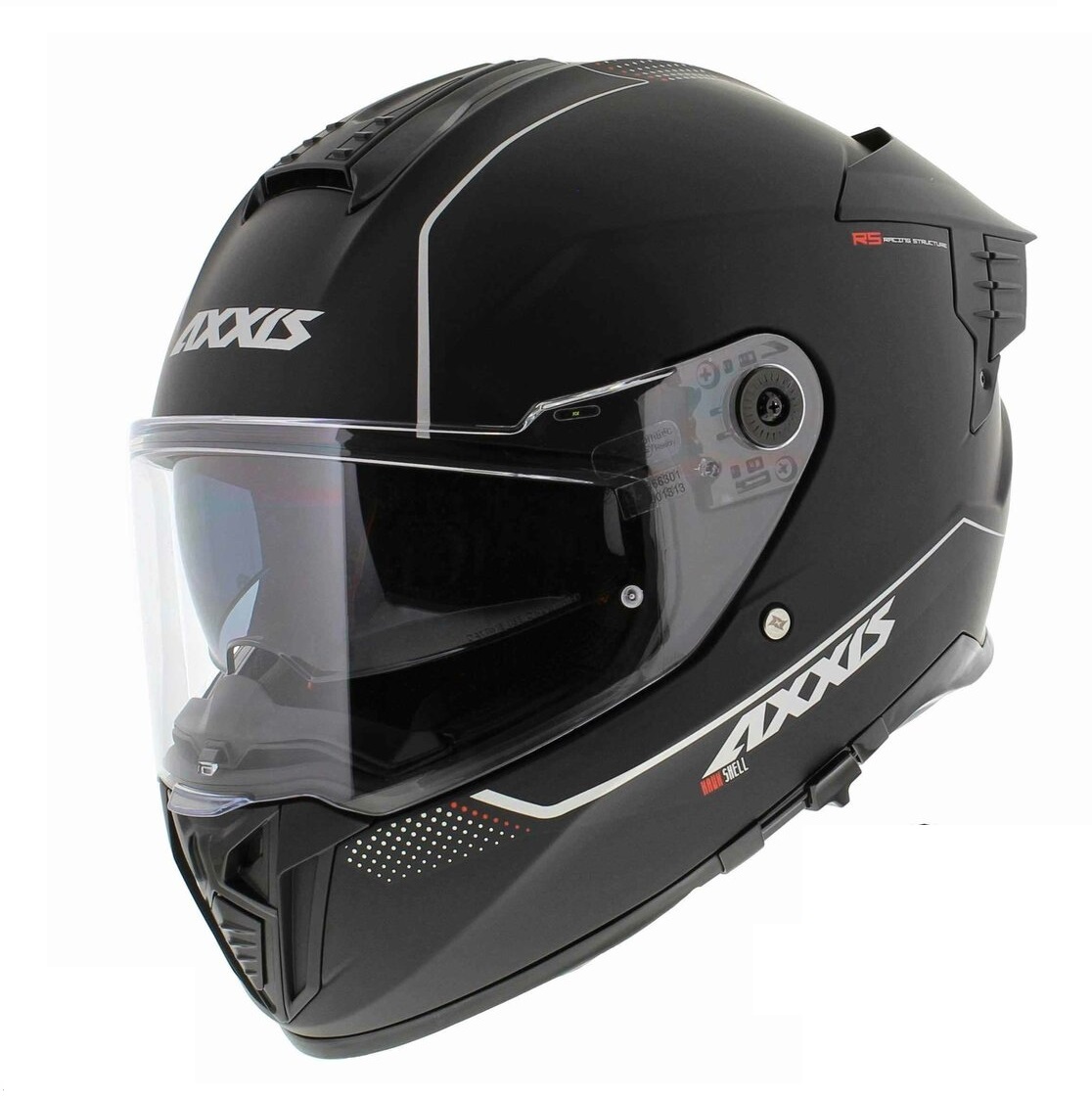 Casca integrala pentru scuter - motocicleta Axxis Hawk SV A1 negru mat (ochelari soare integrati) – tip viziera: MT-V-31 XS (53/54cm)