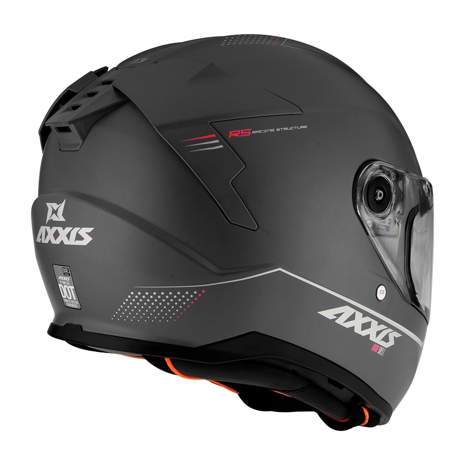 Casca integrala pentru scuter - motocicleta Axxis Hawk SV A2 titanium mat (ochelari soare integrati) – tip viziera: MT-V-31 S (55/56cm)