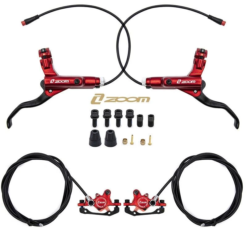 Kit frana hidraulica trotineta electrica Zoom CR-3 rosu model 4