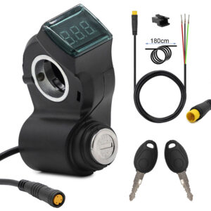 Cheie de contact trotineta electrica cu voltmetru – Conector trotineta electrica impermeabil