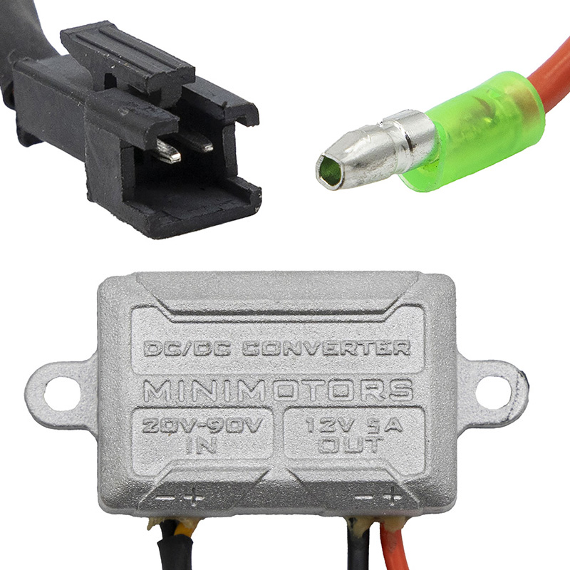 Convertor DC trotineta electrica Dualtron Minimotoare 20V-90V la 12V5A model 1