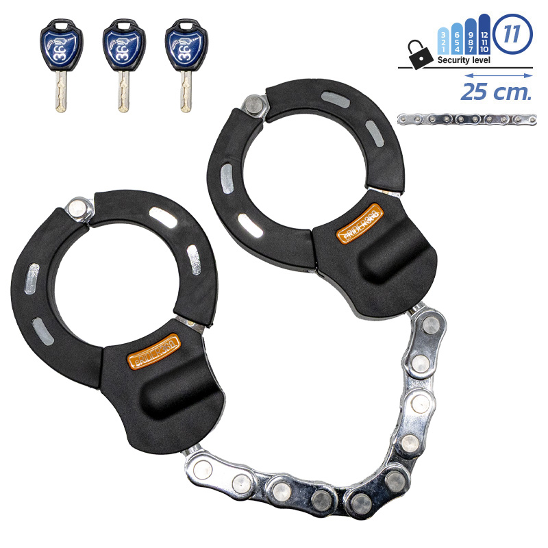 Sistem anti-furt pentru bicicleta, trotineta sau scuter, 25 cm, EWLK31, negru | Motorevolution