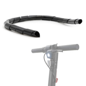 Protecție din plastic pentru cablurile trotinetelor electrice, 30 cm, negru | Motorevolution
