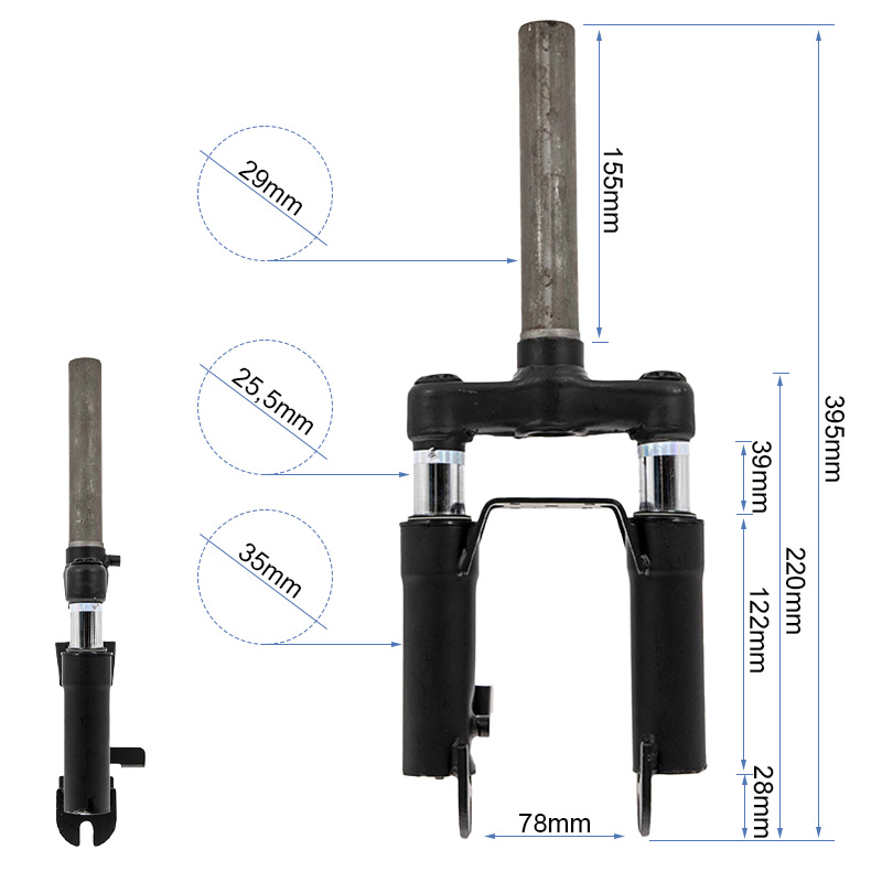 Suspensie față pentru SmartGyro K2