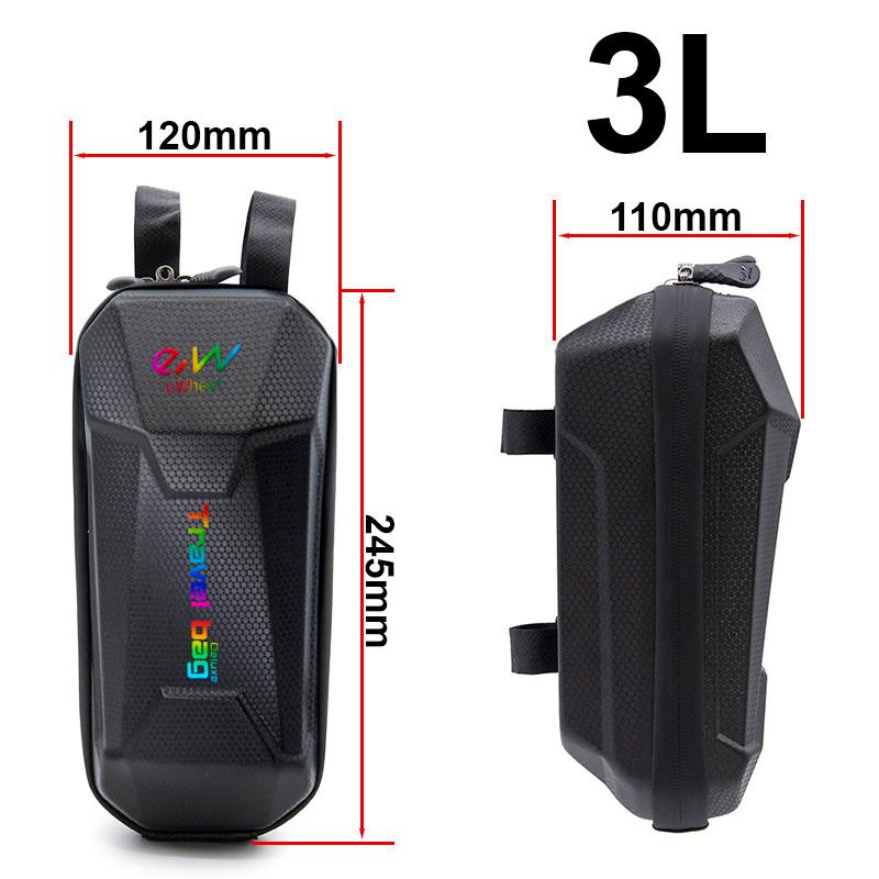 Geantă universală pentru trotineta electrică, 3 L, negru - multicolor | Motorevolution