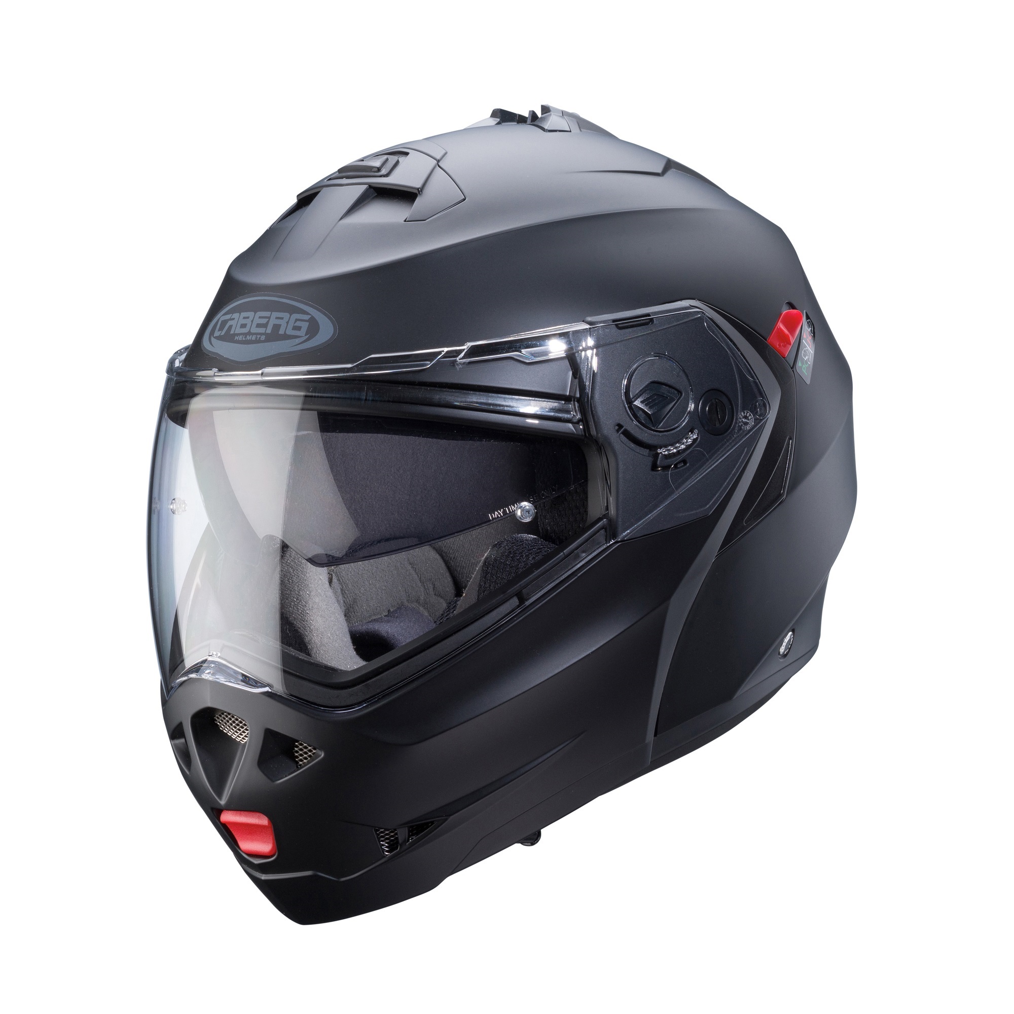 Casca modulabila pentru scuter - motocicleta (flip-up) Caberg model Duke X SV negru mat Pinlock ready – lentila Pinlock inclusa L (59/60cm)