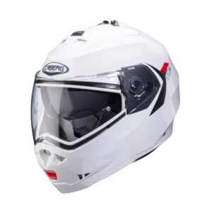 Casca modulabila pentru scuter - motocicleta (flip-up) Caberg model Duke X SV alb metalic lucios Pinlock ready – lentila Pinlock inclusa Alb lucios XS (53/54cm)
