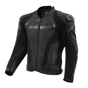 Geaca (jacheta) barbati pentru scuter - motocicleta Racing Seventy all season/iarna model SD-JL24 Spoiler culoare: negru Negru 2XL