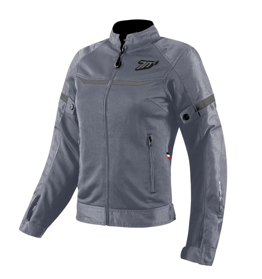 Geaca (jacheta) femei pentru scuter - motocicleta Racing vara Seventy model SD-JR30.2 Mojave culoare: gri ice Gri ice XL