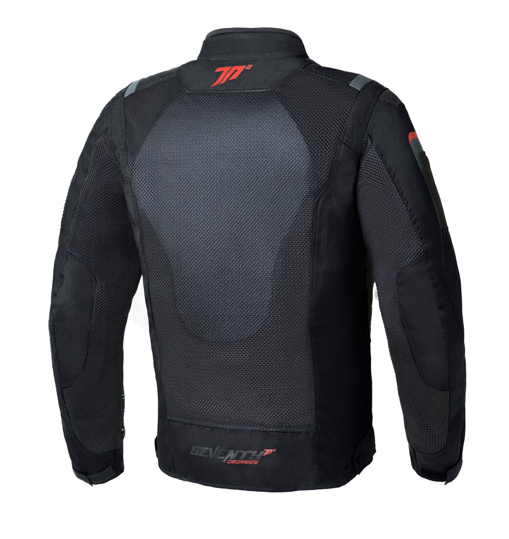 Geaca (jacheta) barbati pentru scuter - motocicleta Touring Seventy vara model SD-JT56 culoare: negru Negru S