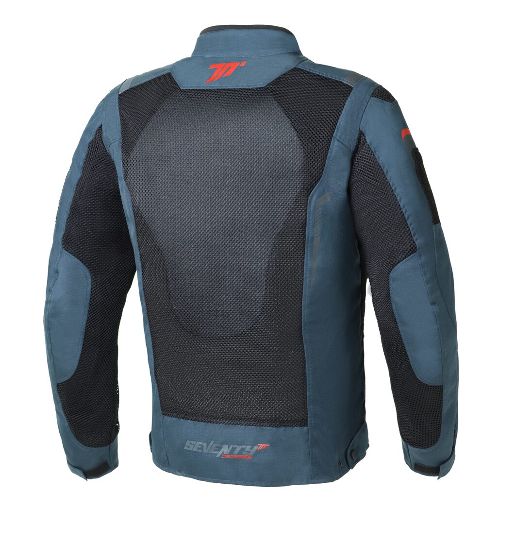 Geaca (jacheta) barbati pentru scuter - motocicleta Touring Seventy vara model SD-JT56 culoare: albastru/negru Albastru/negru L