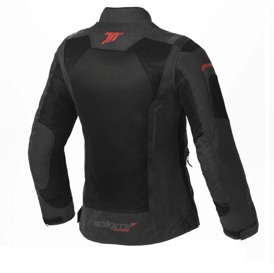 Geaca (jacheta) femei pentru scuter - motocicleta Touring Seventy vara model SD-JT58 culoare: negru Negru M