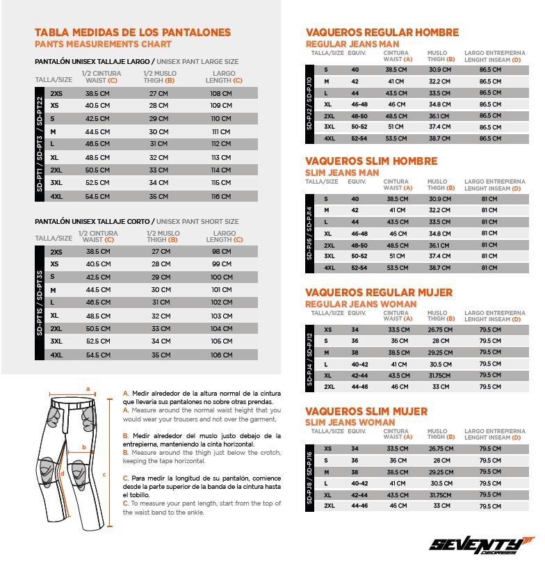 Blugi (jeans) barbati pentru scuter - motocicleta Seventy model SD-PJ6 tip Slim fit culoare: albastru (insertii Aramid Kevlar) XXXL